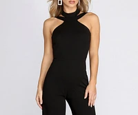 At Length High Neck Jumpsuit