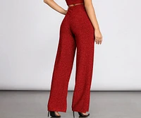 Fiery Fashionista Wide Leg Pants