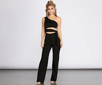 Cut Out The Drama Jumpsuit