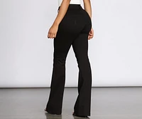 Flared and Fab Ponte Pants