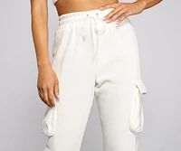 Low Profile High Waist Cargo Joggers