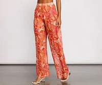 Bohemian Dreams Flared High Waist Pants