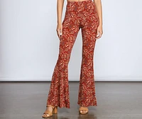 Paisley Chic High Waist Pants