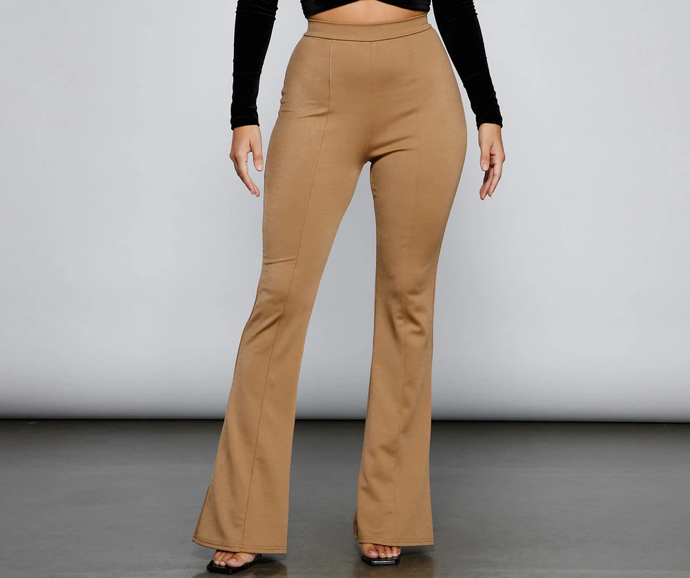 Locked High Waist Ponte Pants