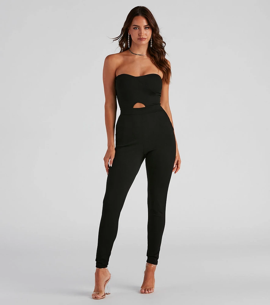 Chic Sophistication Sleeveless Tapered Jumpsuit