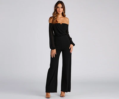 Mesmerizing Off-The-Shoulder Jumpsuit