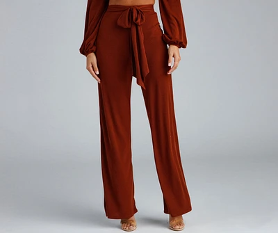 Tied Together Wide Leg Pants