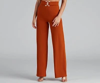 House Of Glam Belted Wide Leg Pants