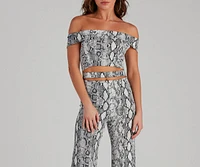 Major Impression Cutout Snake Jumpsuit