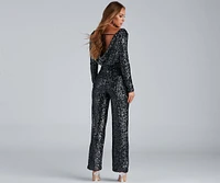 Set The Spark Sequin Jumpsuit