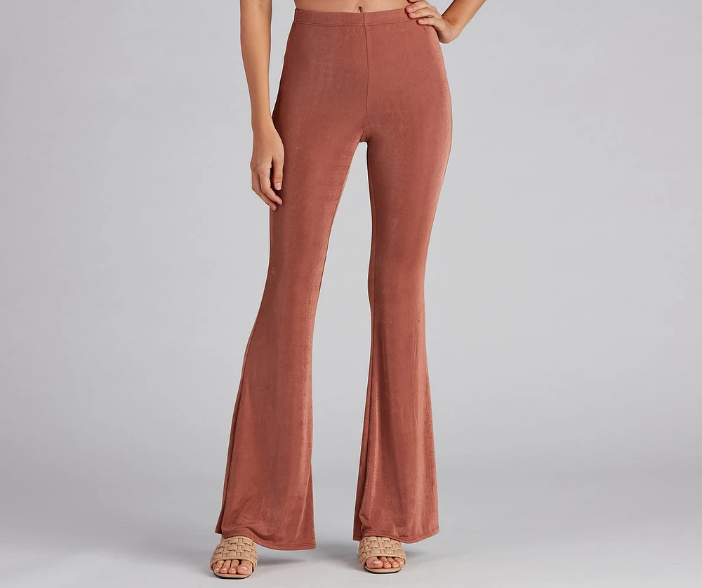 Flirty Flare High-Rise Pants