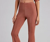 Flirty Flare High-Rise Pants