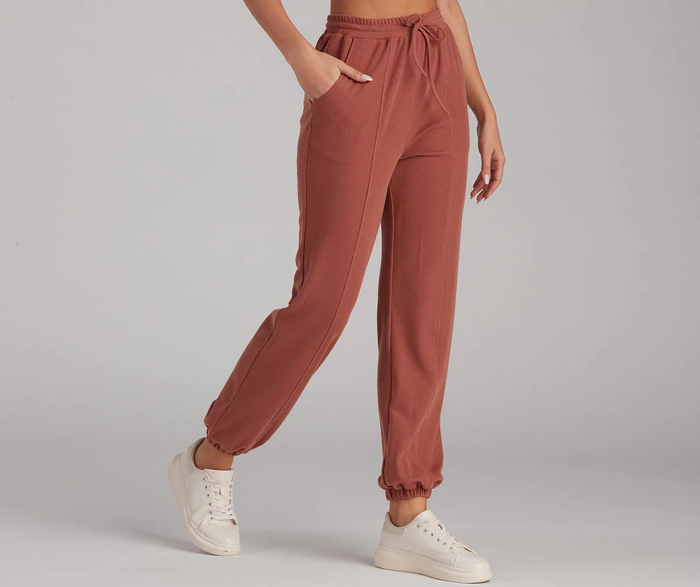 Chill Moment Drawstring Joggers