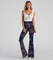 Paisley Babe Flare Pants