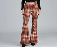 Keeping It Trendy Plaid High Waist Pants