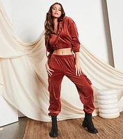 Serious Chills Velour Cargo Joggers