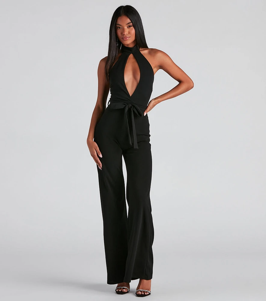 Key To Style Flared Jumpsuit