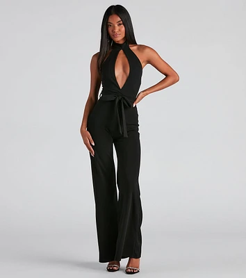 Key To Style Flared Jumpsuit