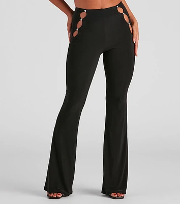 Hidden Gem High Rise Flare Pants