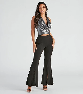 Stay Trendy Split Hem Pants