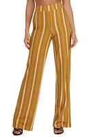 Stylish And Striped Wide Leg Pants