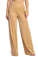 Velour Wide Leg Pants