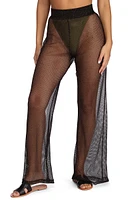 Mesh Mood Wide Leg Pants