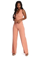 Sweet Ambition Open Back Jumpsuit