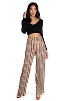 Straighten Up Striped Pants