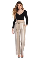 Just My Stripe Wide Leg Pants