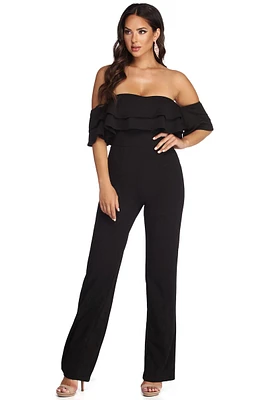 Ready To Party Ruffle Jumpsuit