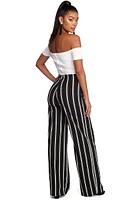 Go Getter Striped Jumpsuit