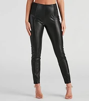 Trendsetter Faux Leather Leggings