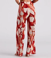 Island Time Floral Wide-Leg Pants