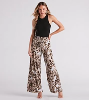 Cause Commotion Printed Wide Leg Pants