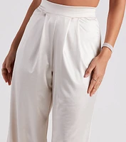 Trending Satin High Rise Pants