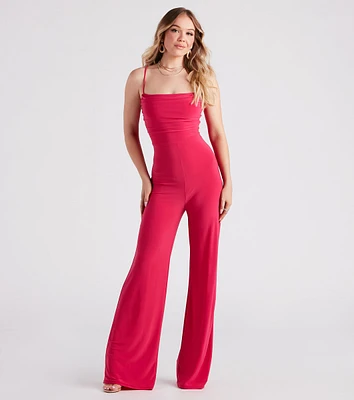 Dressy And Chic Wide-Leg Jumpsuit