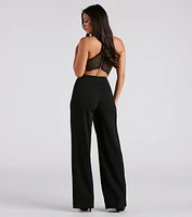 Classic Chic Moment Lace Back Jumpsuit