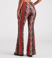 Fun And Free Boho High-Rise Flare Pants