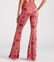 Bandana Bandit Paisley Boho Flare Pants