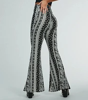 Free Spirit Chick High-Rise Boho Flare Pants