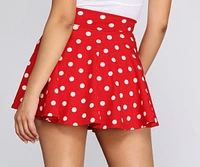 Miss Mouse Polka Dot Skort