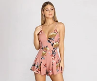 Plant One On Floral Romper