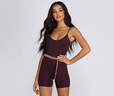 Get It Shorty Bike Short Romper