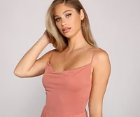 Casual Vibes Sleeveless Knit Romper