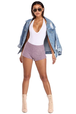 Cozy Brushed Shorts