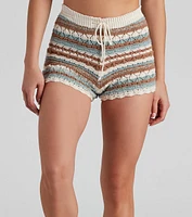 Summer Blend Crochet Knit Shorts