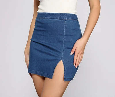 Essential Staple Denim Mini Skirt