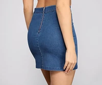 Essential Staple Denim Mini Skirt