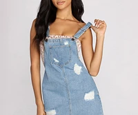 Denim Diva Overall Skirt